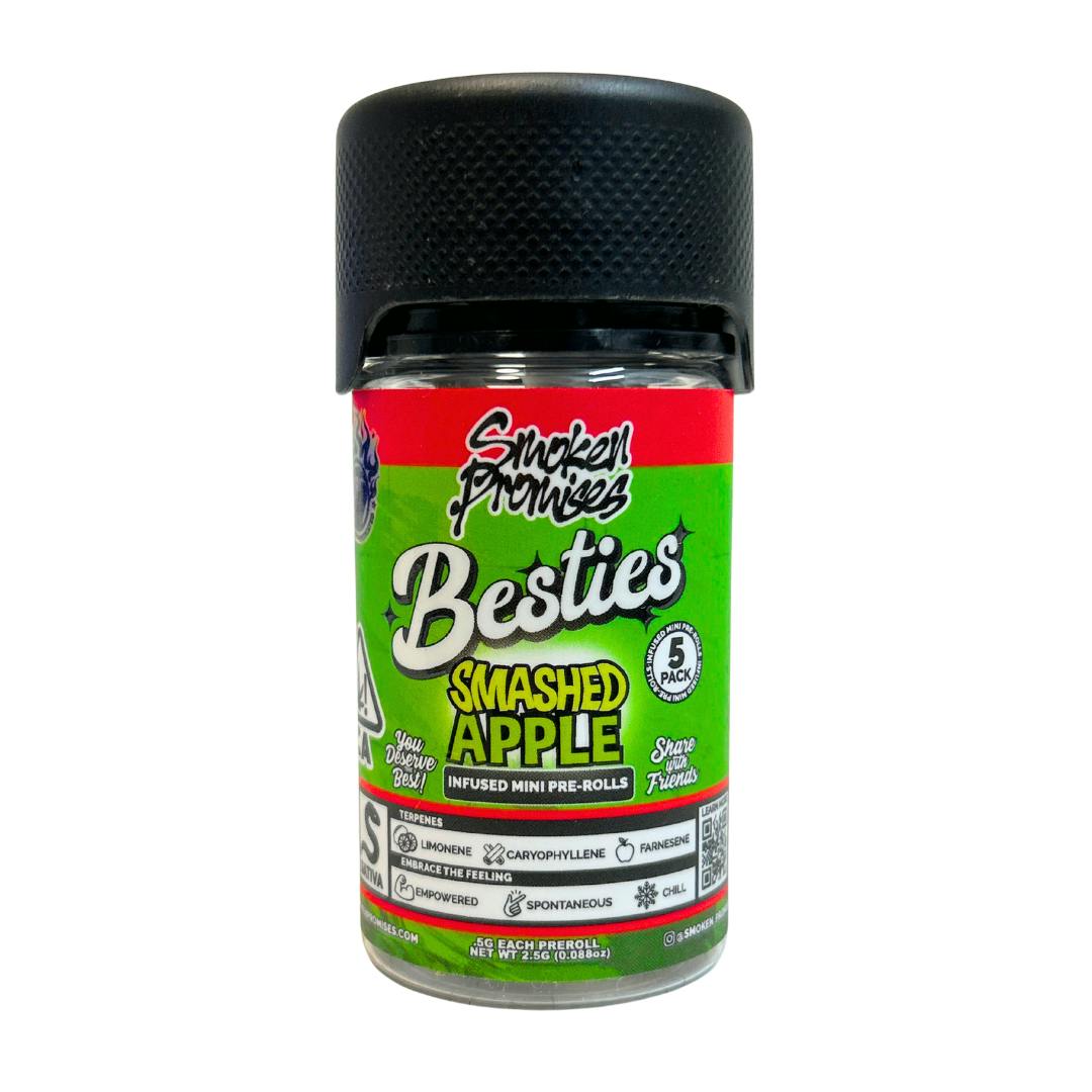 SMASHED APPLE 5PK INFUSED BESTIES PREROLLS-0