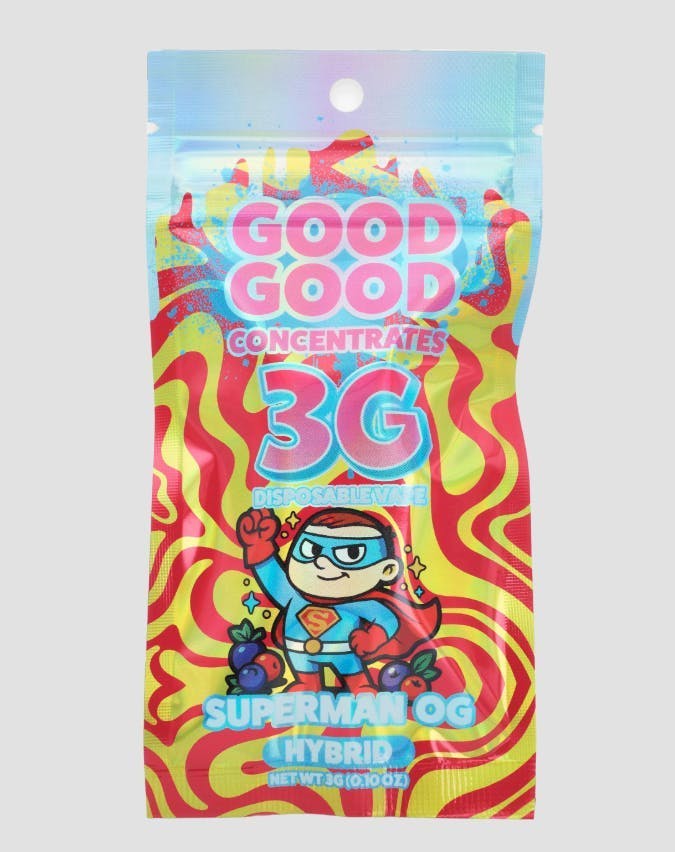 GoodGood GOOD GOOD | SUPERMAN OG | DISPOSABLE HYBRID — VAPORIZERS