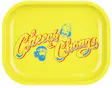 Cheech Chong's™ x Metal Rolling Tray Yellow Logo 7"x5.5