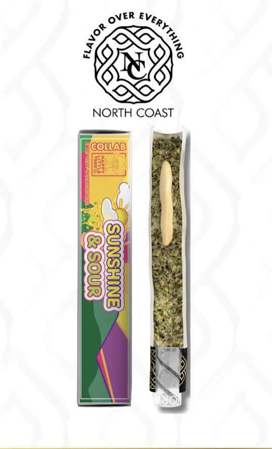 Product: North Coast x Happy Little Trees | Sunshine & Sour 2.5g - Rice Paper Donut