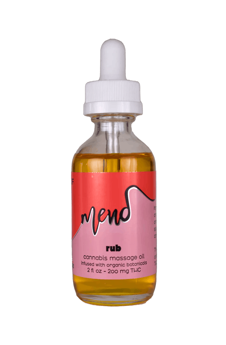 Mend | Rub Massage Oil | 2oz | 200mg | Ceres Collaborative