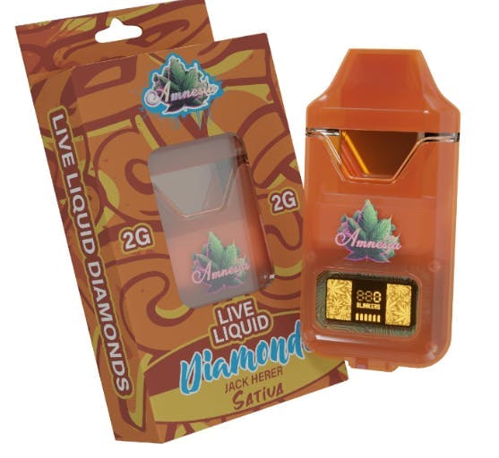 Amnesia - Jack Herer - 2g Liquid Diamond Disposable