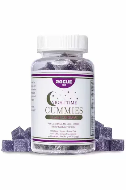 Rogue 750mg CBD + CBN Gummies - Black Currant | NOXX - Plainfield Ave.