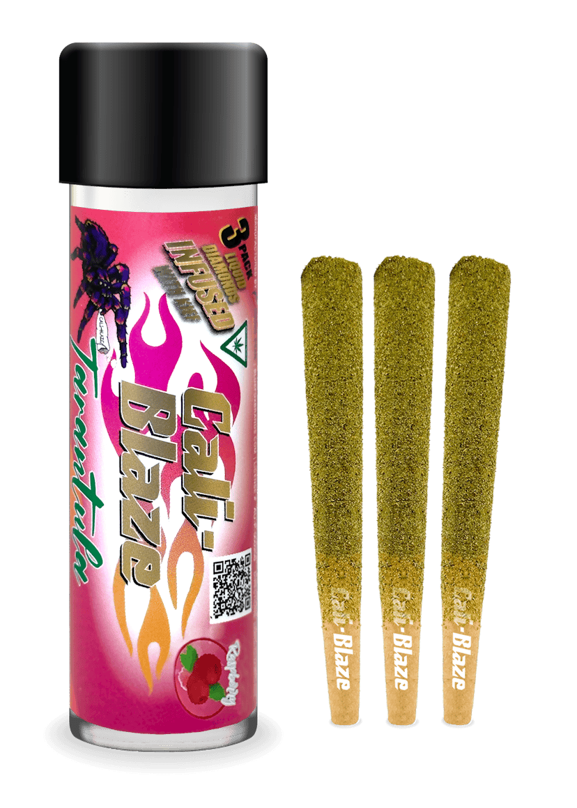 Cali Blaze | Infused Preroll 3pk | Raspberry