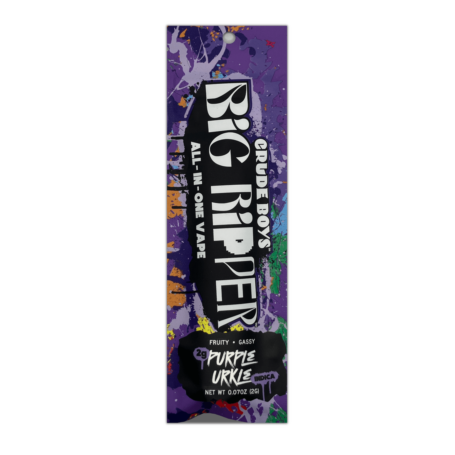Product: Crude Boys | Disposable Vape - 2g - Purple Urkle (Indica)