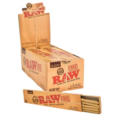 RAW - Cones - Lean - Classic - 20pk