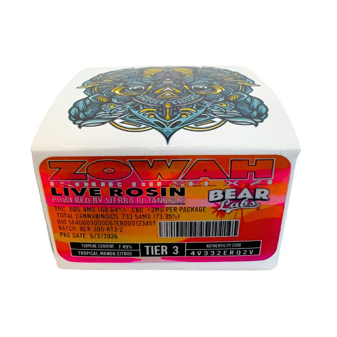 ZOWAH LIVE ROSIN (TIER 3)