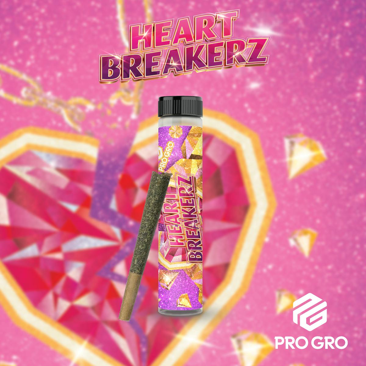 Pro Gro - 1g Preroll - Heart Breakerz