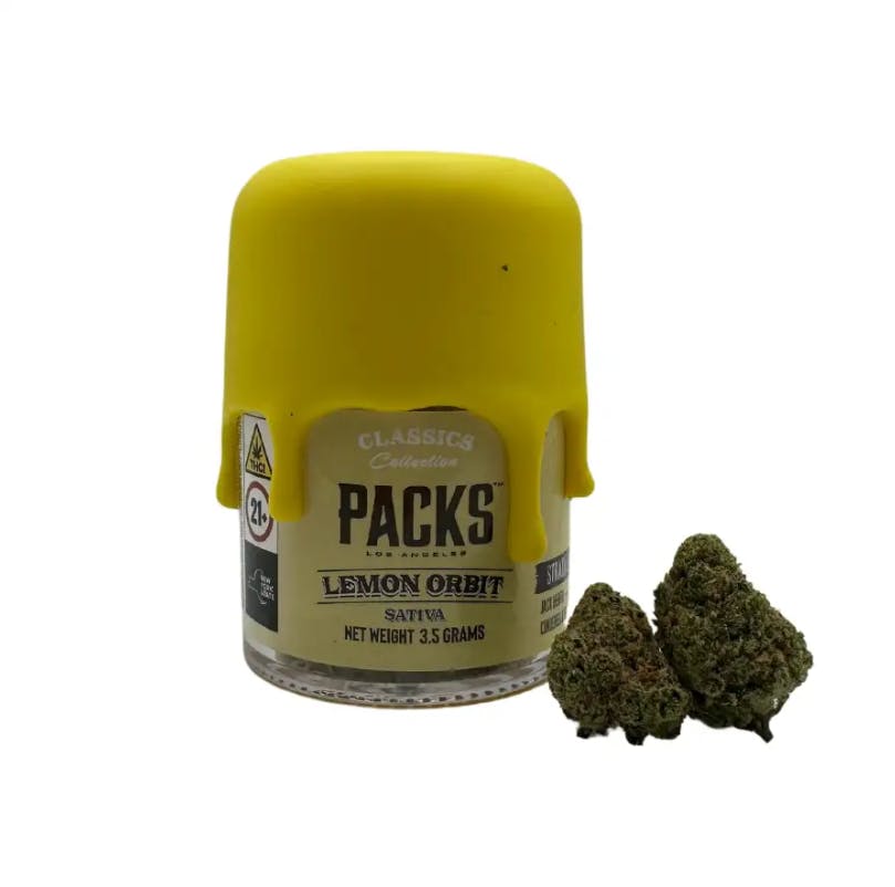 Packs | 3.5g Flower Jar | Lemon Orbit