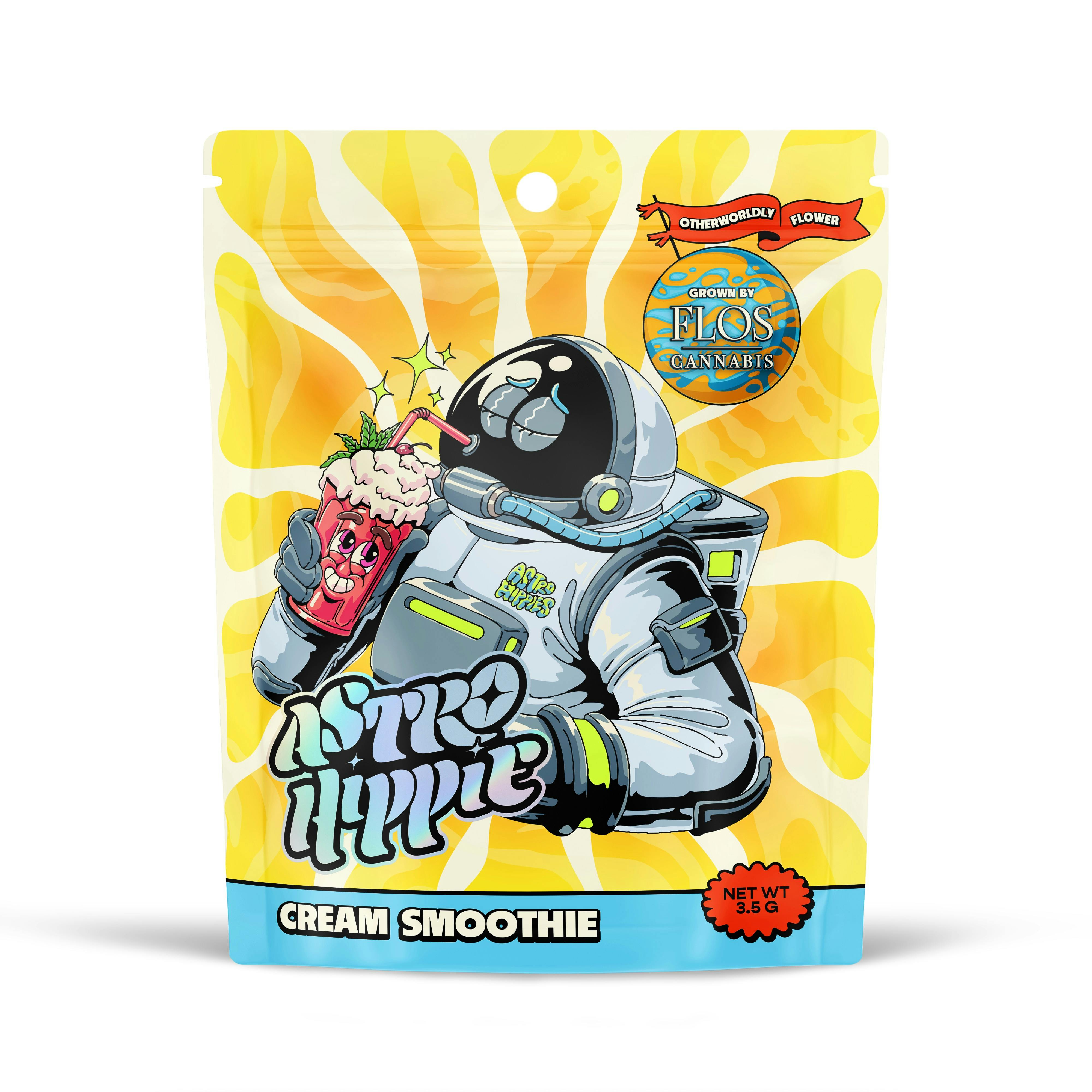 Astro Hippie x Flos - 3.5g Prepacked - Cream Smoothie