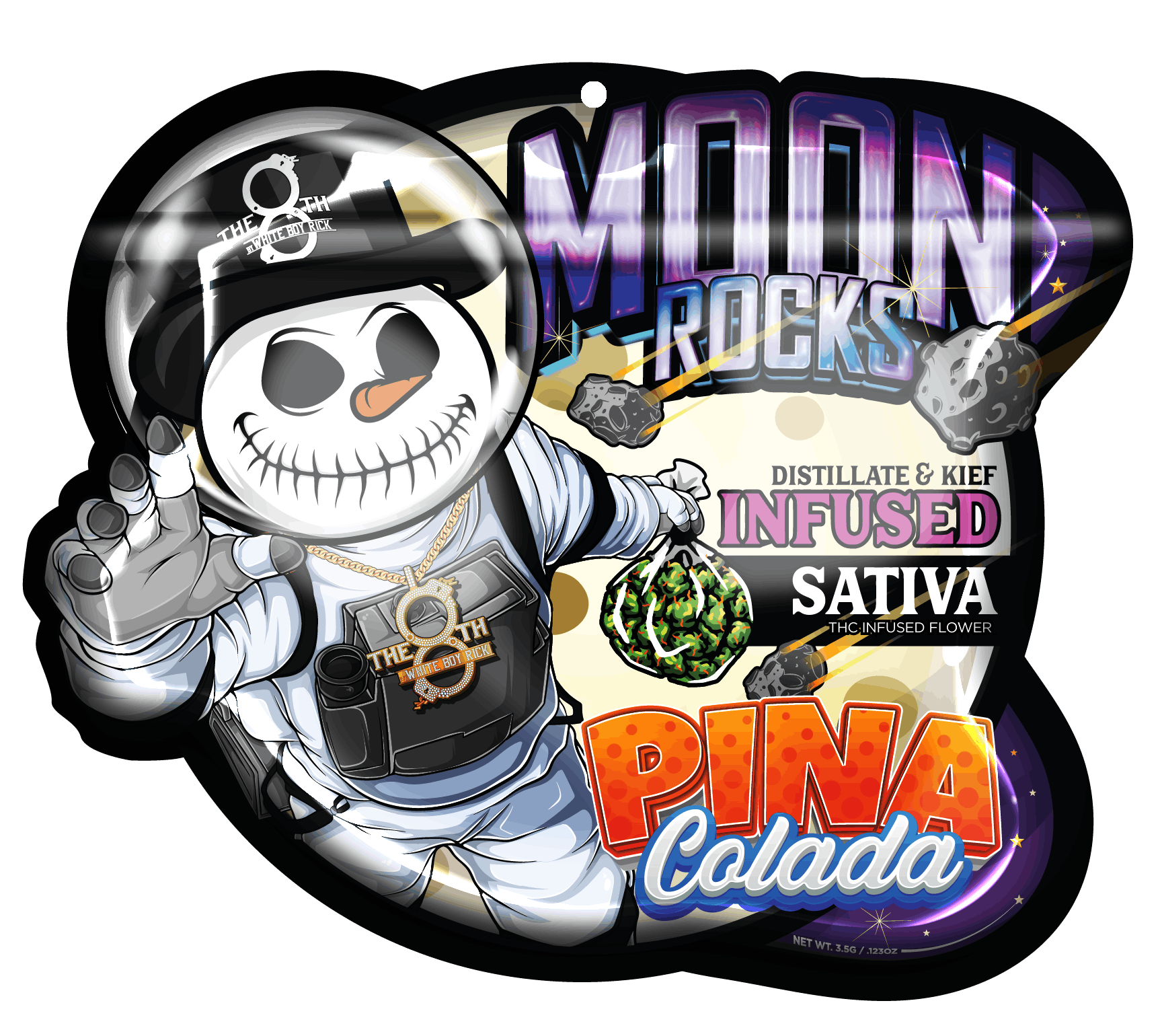 Product: White Boy Rick | Moonrocks - 3.5g - Pina Colada