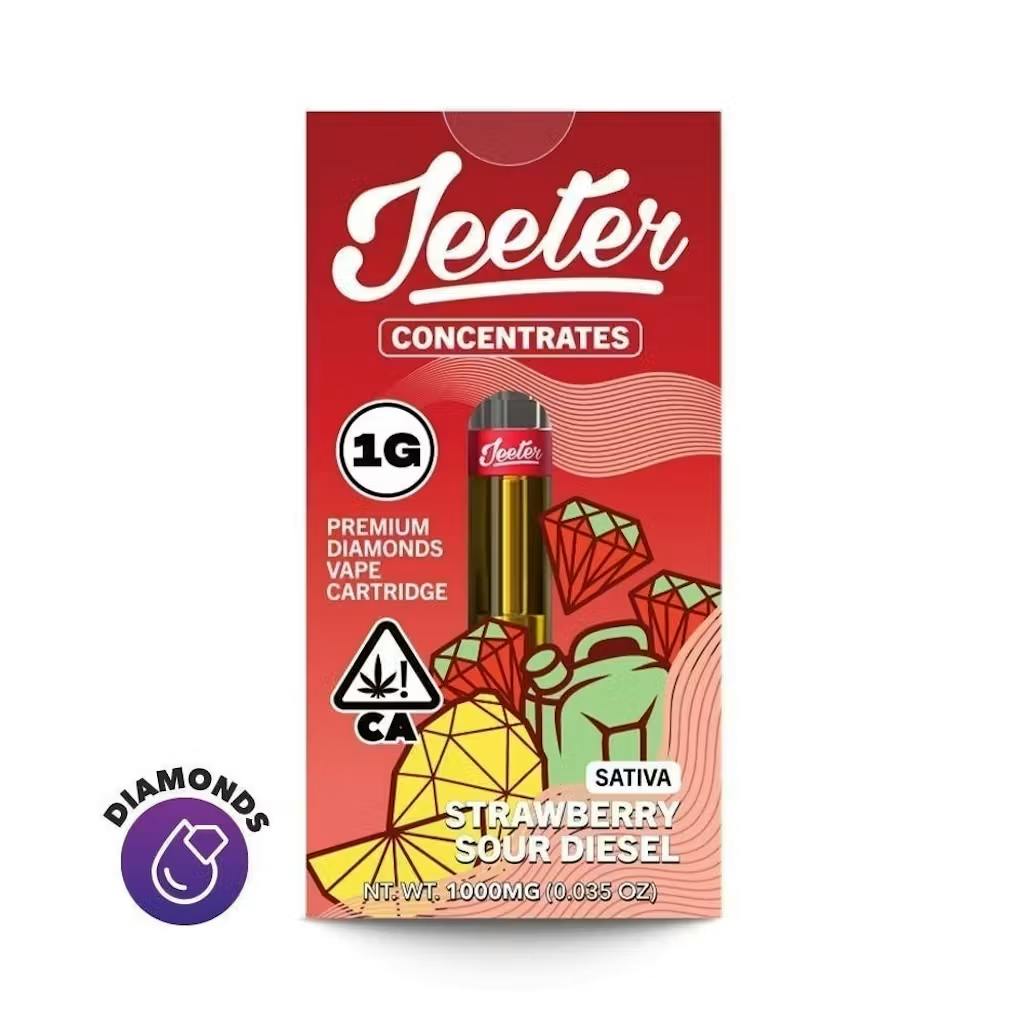 Jeeter - 1g Liquid Diamond Cart - Strawberry Sour Diesel