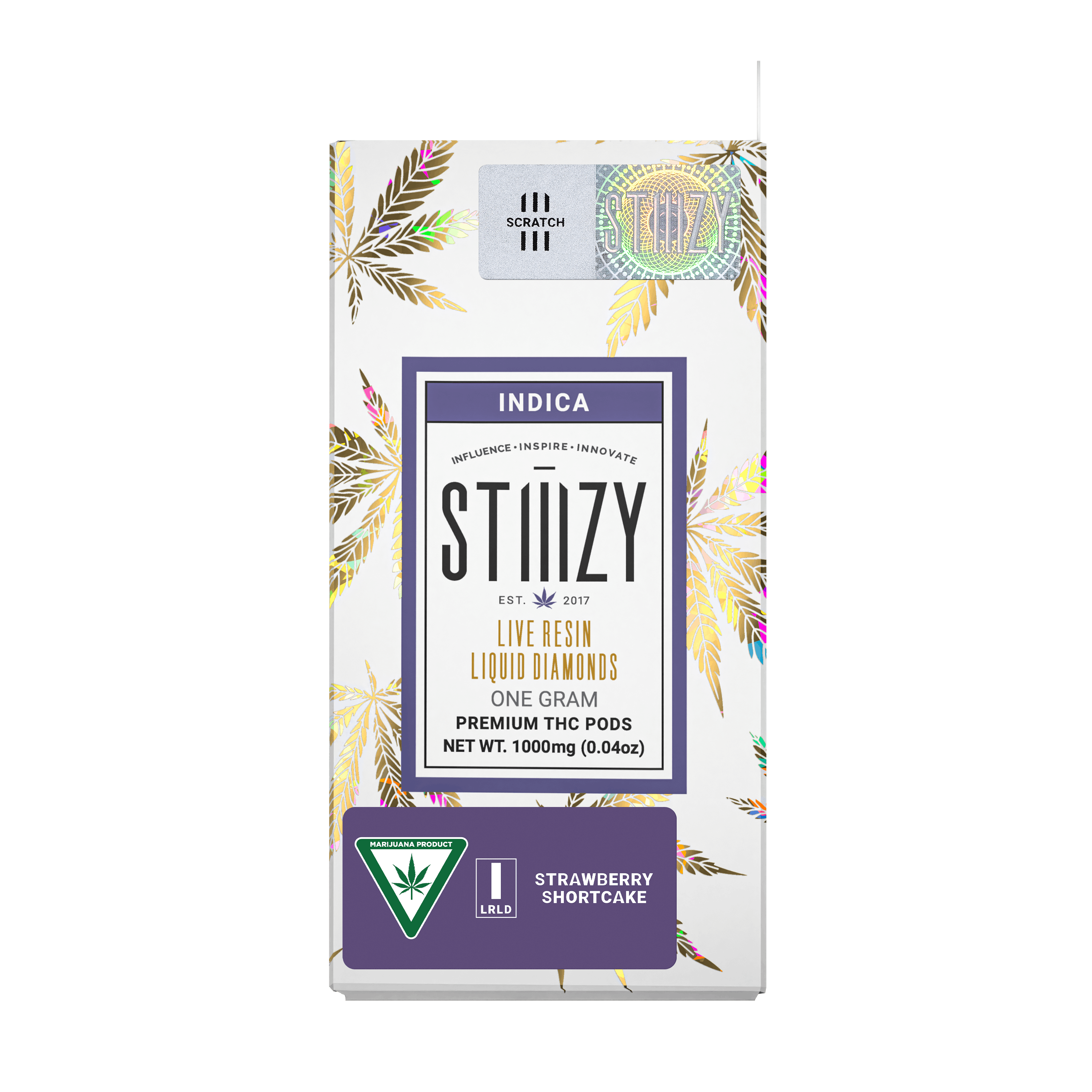 Stiiizy - 1g LQD Cartridge - Strawberry Shortcake