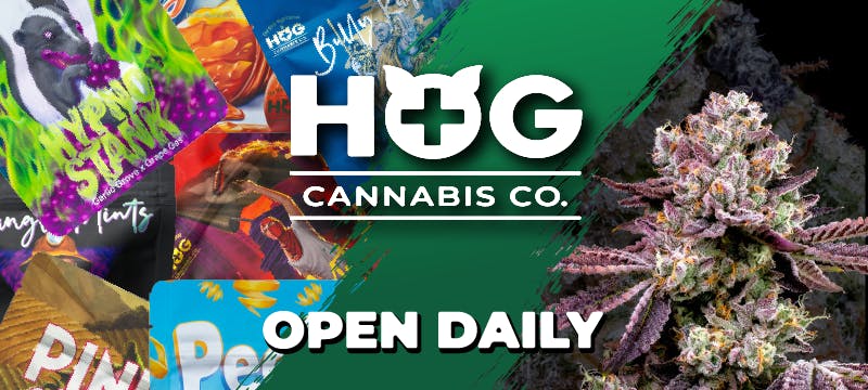 HOG Cannabis Co Provisioning Menu a Cannabis Dispensary in