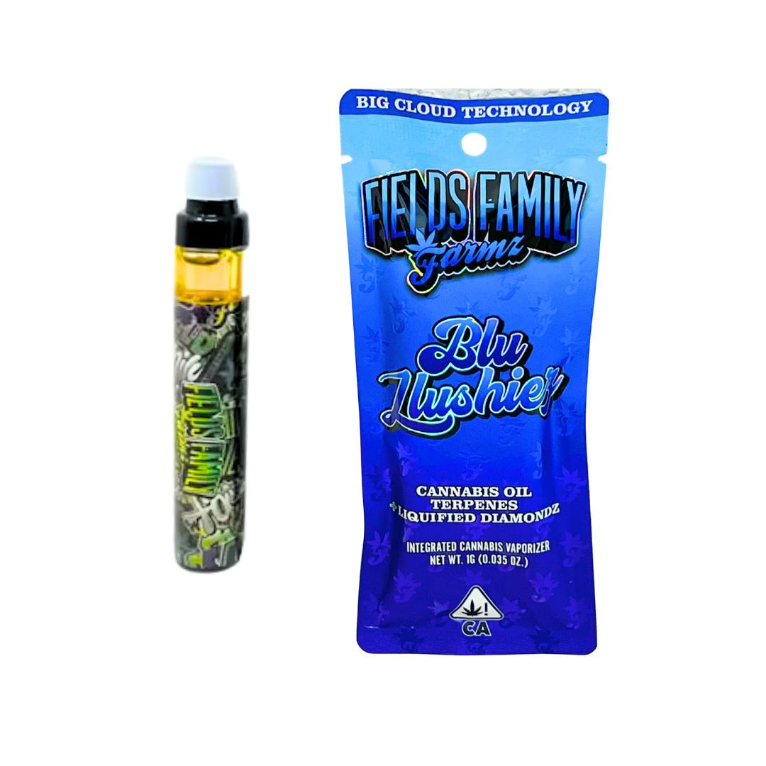 BLUE ZLUSHIEZ CANNABIS OIL + LIQUIFIED DIAMONDZ ALL-IN-ONE-0