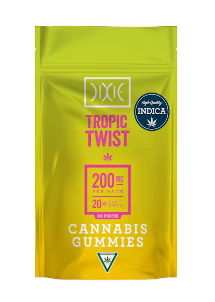 Product: Dixie | Tropic Twist Indica Gummies | 200mg*