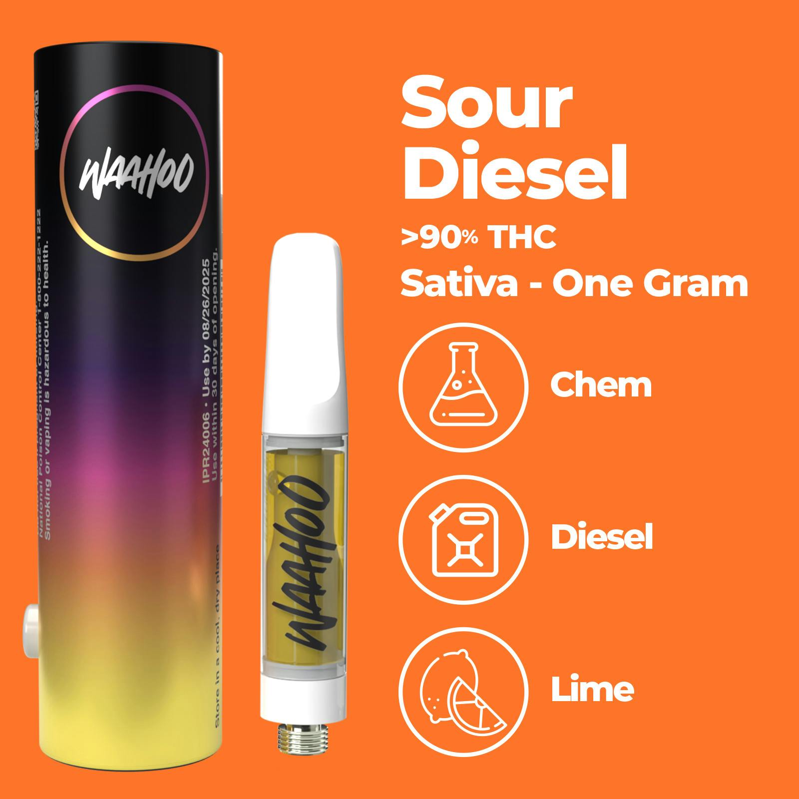 Waahoo | Sour Diesel | Cart | 1g