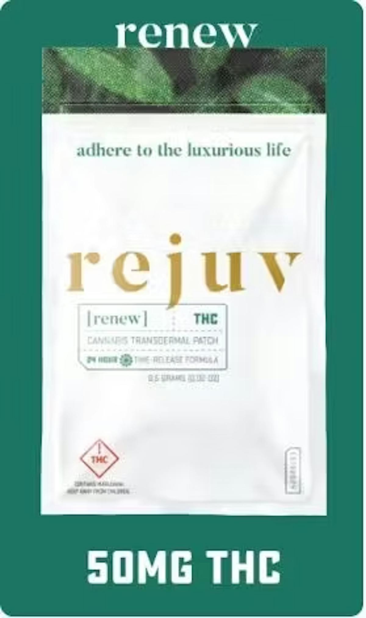 Photo of rejuv – Renew – THC – Transdermal Patch 50mg