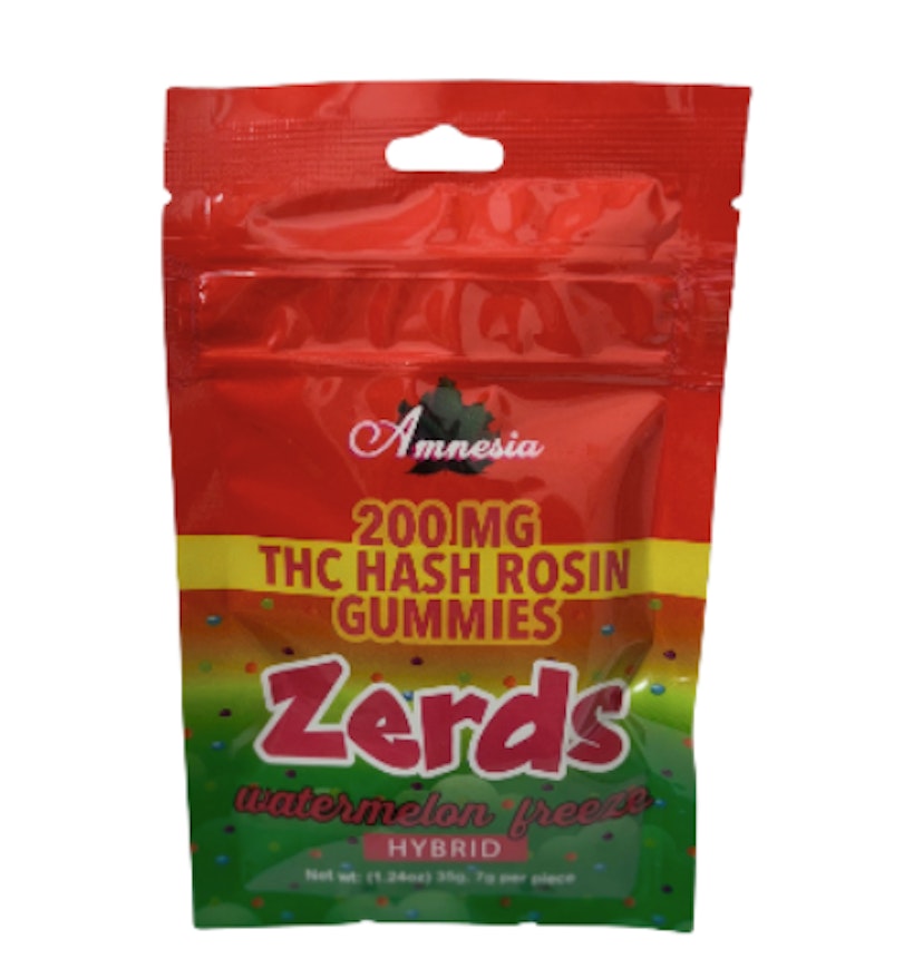 Amnesia - Watermelon Freeze Hash Rosin Zerdz 200mg