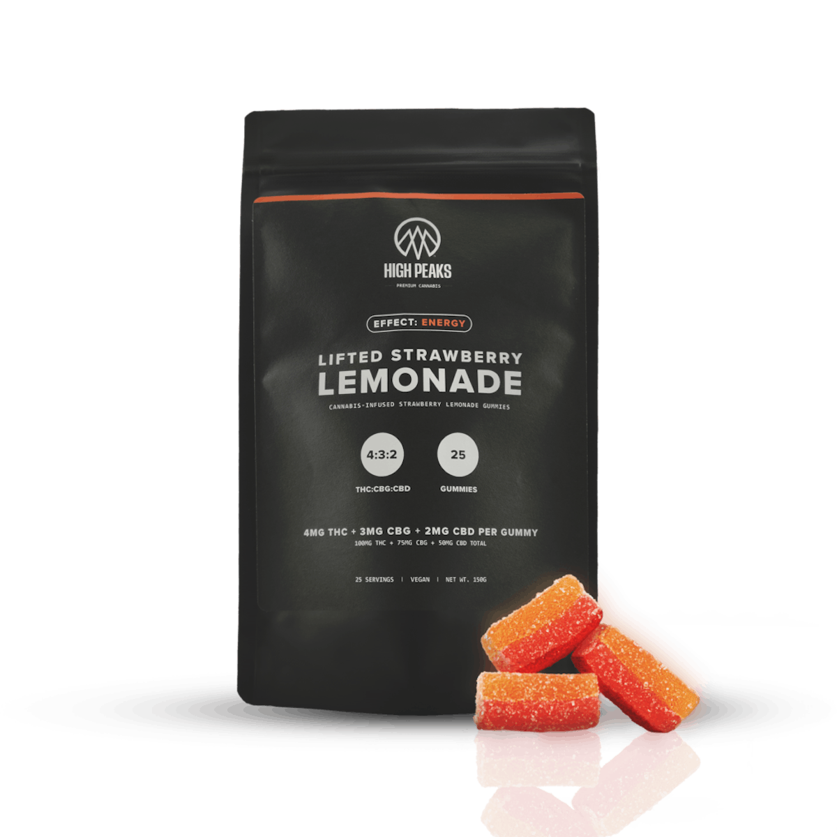 Photo of High Peaks | Lifted Strawberry Lemonade Gummies 150g