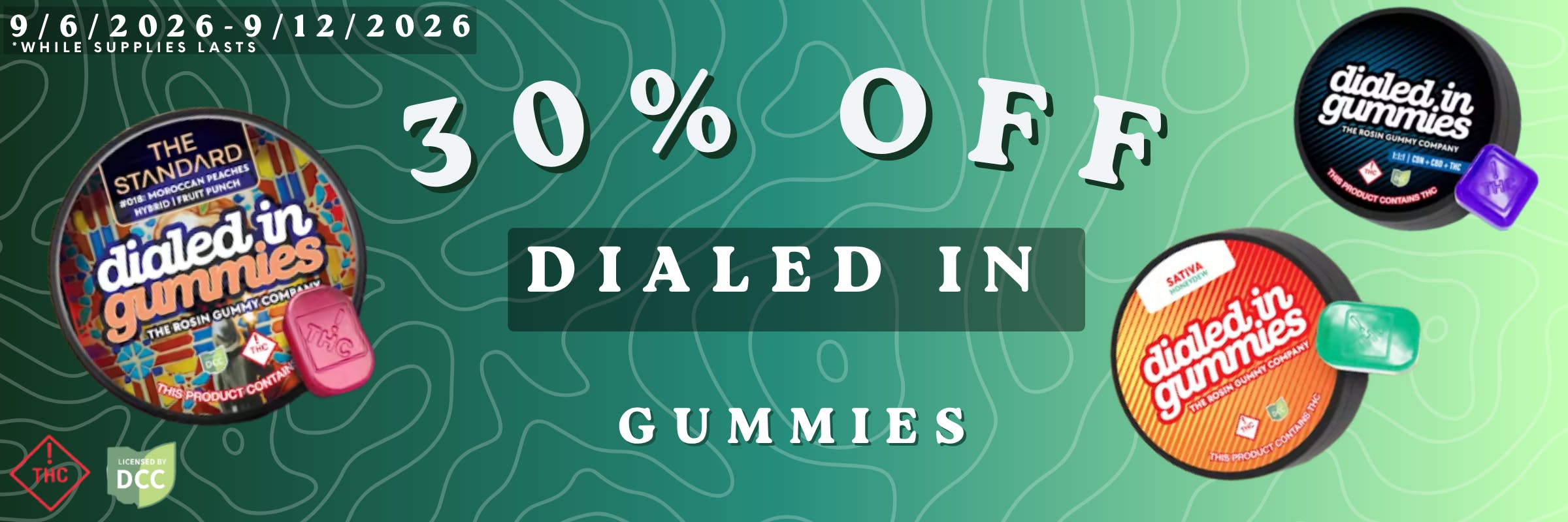 30% OFF Dialed In Gummies