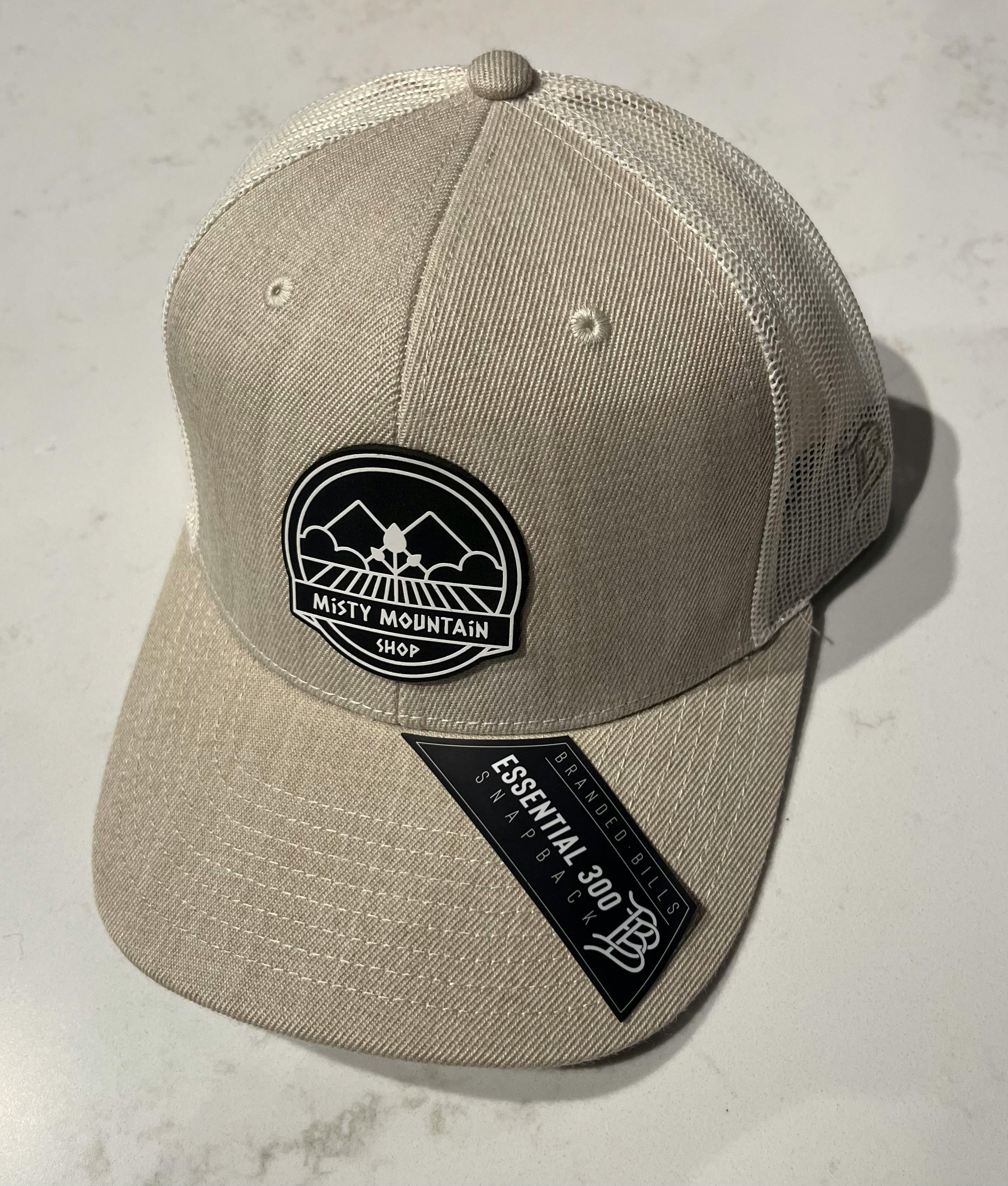 Product Curved Brim Trucker Hat (Beige)