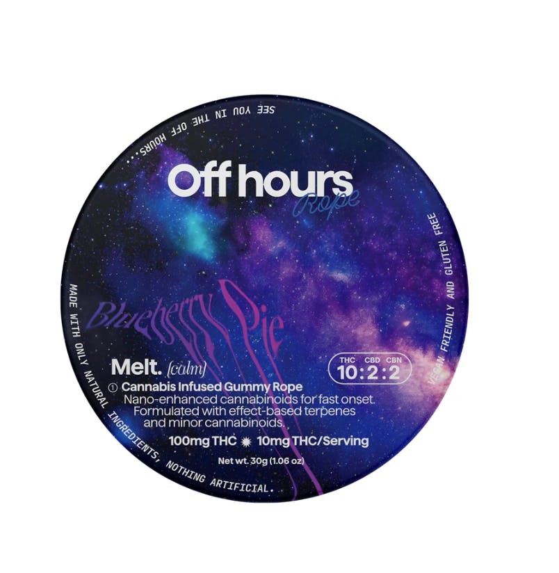 Off Hours | Melt (calm) | 100mg Rope image 0