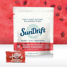 Sundrift - 50mg Gummies 5:2:1 THC/CBD/CBN Hard Candy - Strawberry Cream
