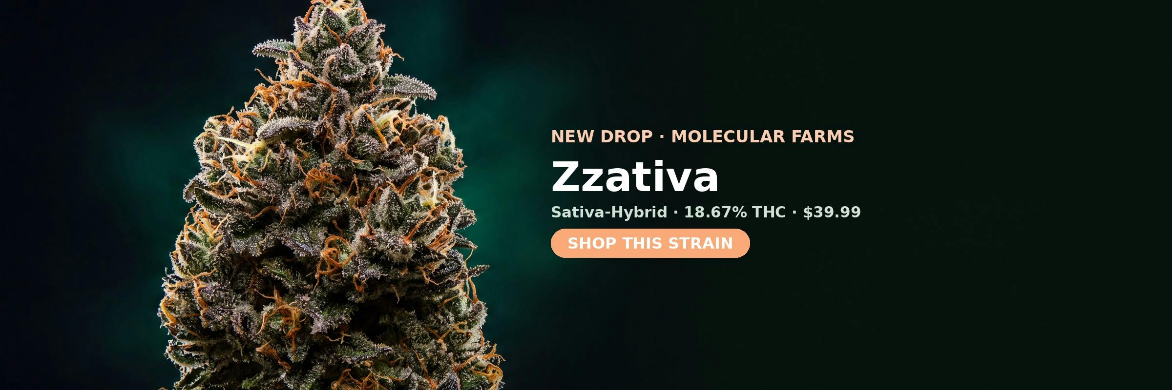 Zzativa now in stock at Green Legacy DC — 18.67% THC