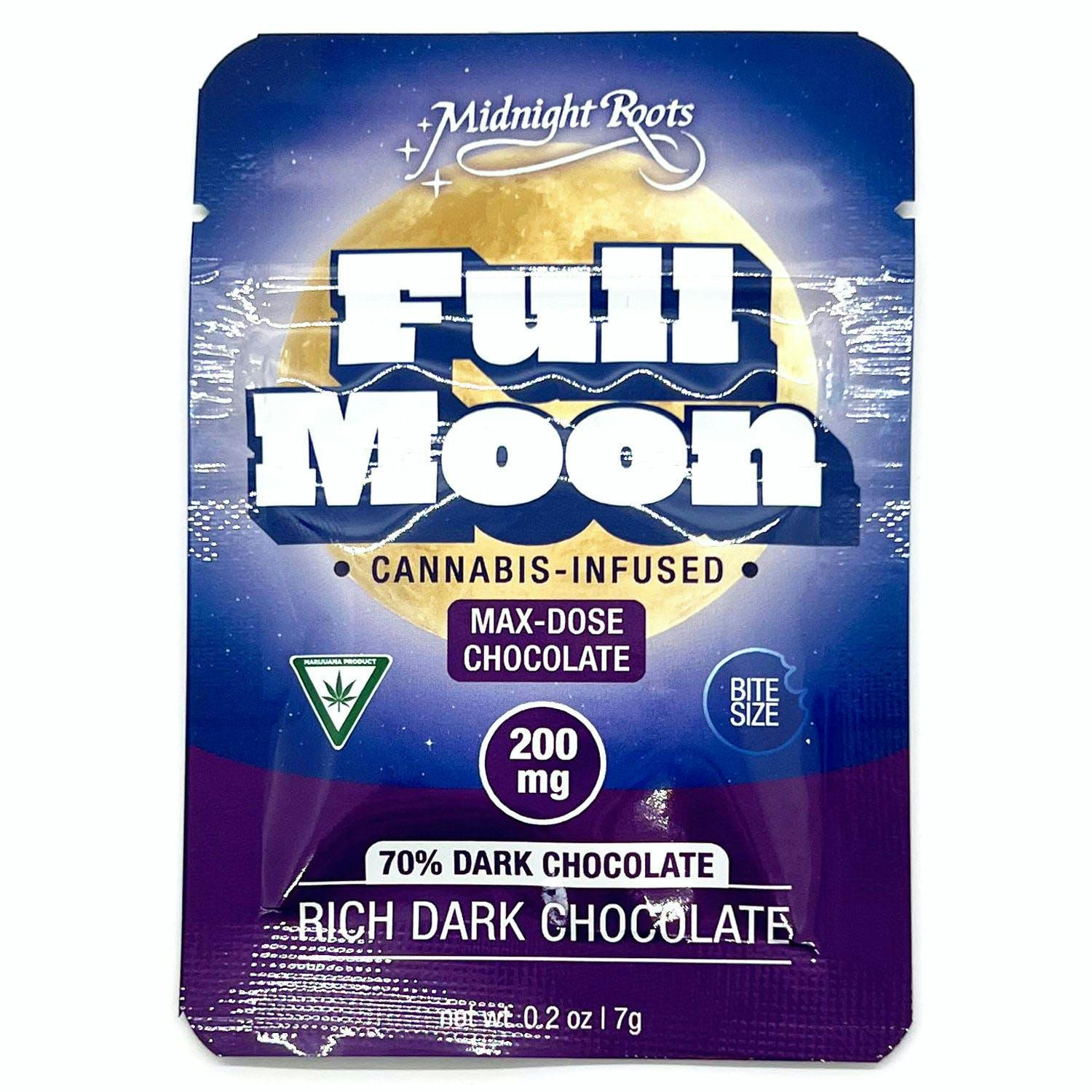Midnight Roots - 200mg Full Moon - Dark Chocolate