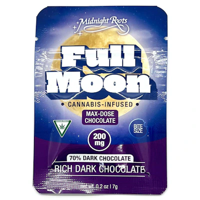 Midnight Roots - 200mg Full Moon - Dark Chocolate
