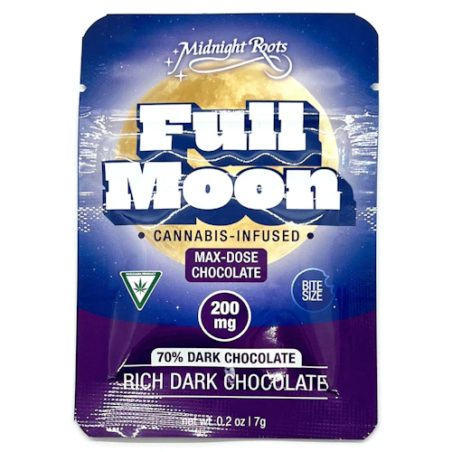 Midnight Roots - 200mg Full Moon - Dark Chocolate