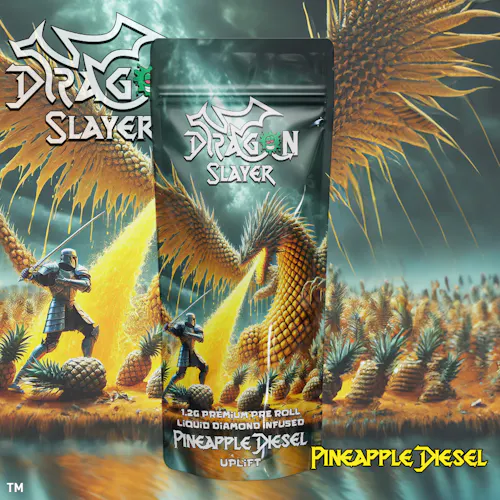 Pineapple Diesel | Dragon Slayer | Infused Pre-roll | 1.2g-active
