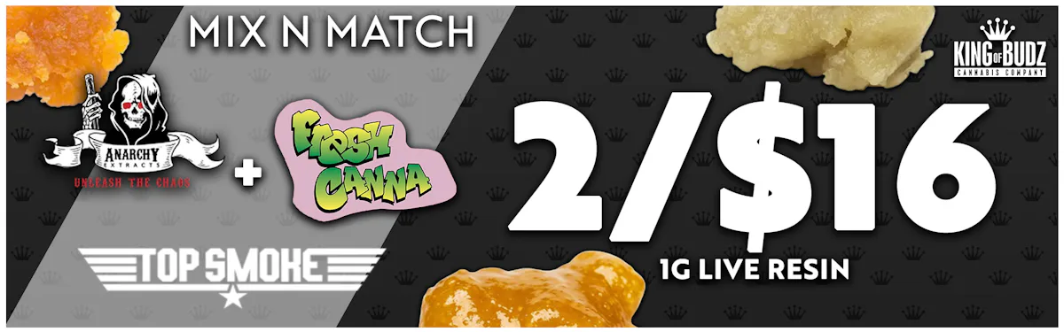 2 FOR $16 1G LIVE RESIN