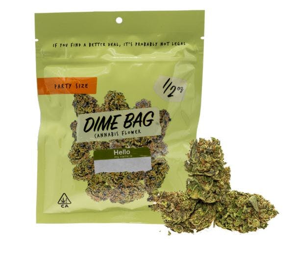 Dime Bag Cannabis Dimebag Flower .5 Oz: Cherry Cream Pie - Vibe By 