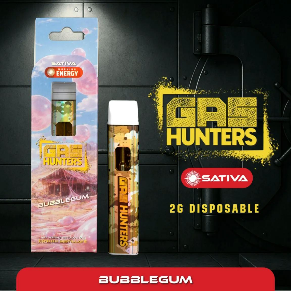 Gas Hunters - 2g Disposable - Bubblegum