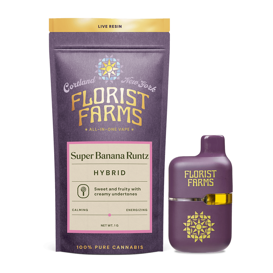 Super Banana Runtz • Disposable Live Resin Vape | 1g by Florist