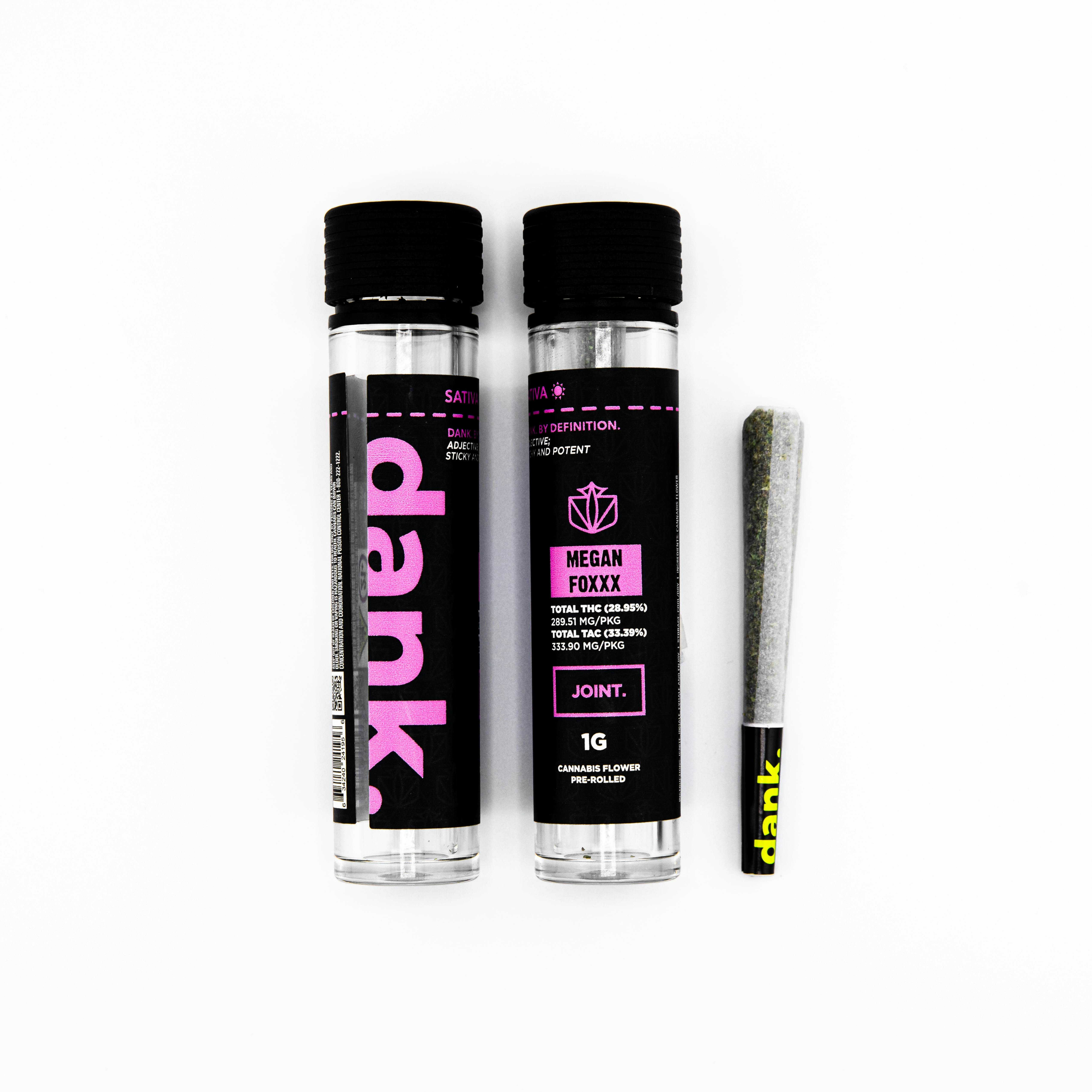 Dank Megan Foxxx Pre-Roll 1g 1g Pre-rolls | DANK