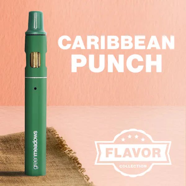 Caribbean Punch (S) - 1g The Tank (Disposable) Vape - Green Meadows