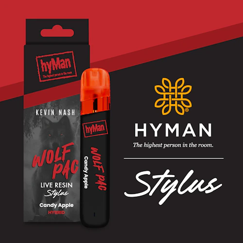 Hyman x Kevin Nash - 1g Live Resin Stylus Disposable - Wolf Pac