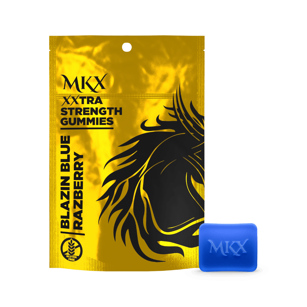 MKX Gummies 200mg - BLAZIN BLUE RAZPBERRY