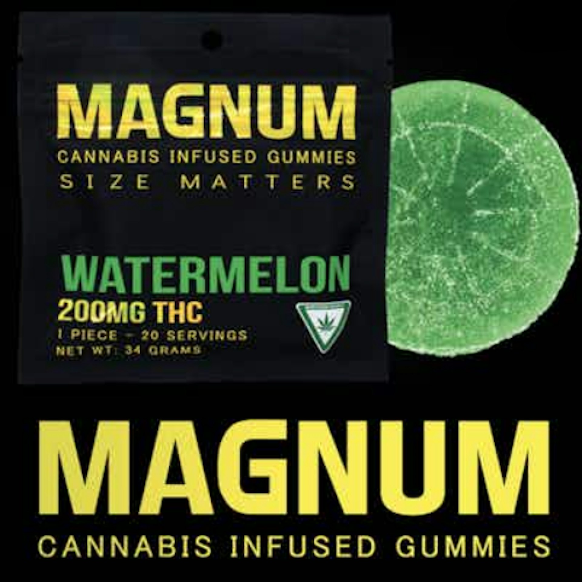 Magnum - Watermelon 200mg Gummies