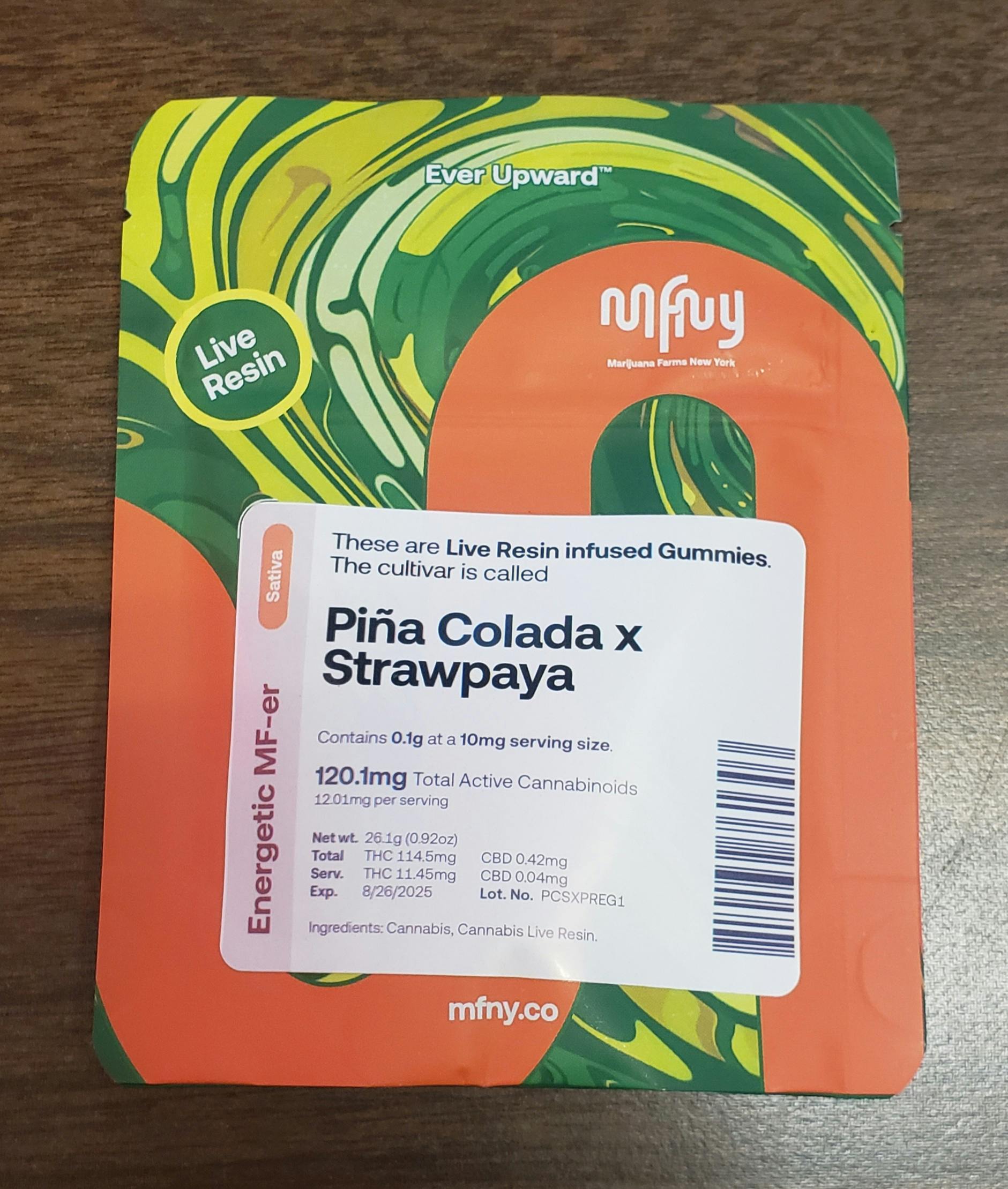 Pinacolada x StrawPaya | Live Resin Gummies-1