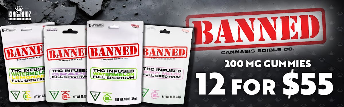 Banned 200MG Gummies 12 For $55