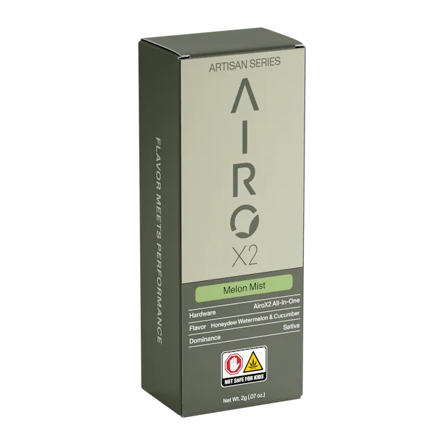 Airo Distillate Disposable Melon Mist 2g (sativa hybrid, disposables)