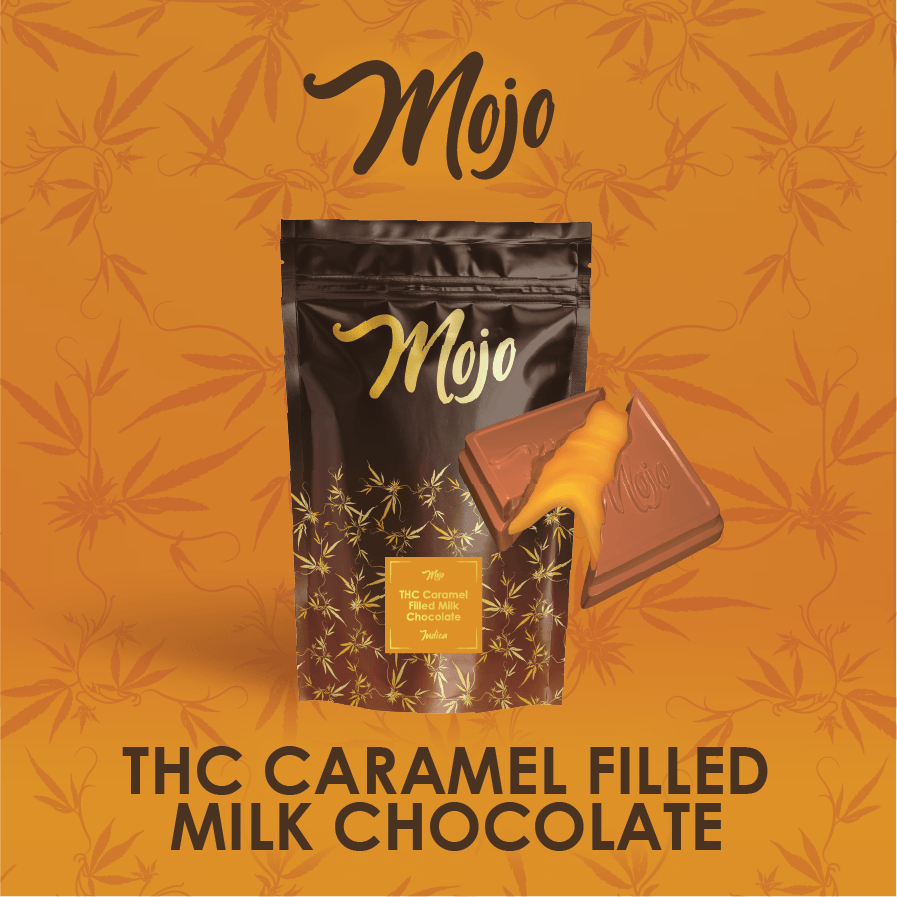 Product: Mojo | Caramel Filled Milk Chocolate | Infused Chocolate | 200mg | Indica