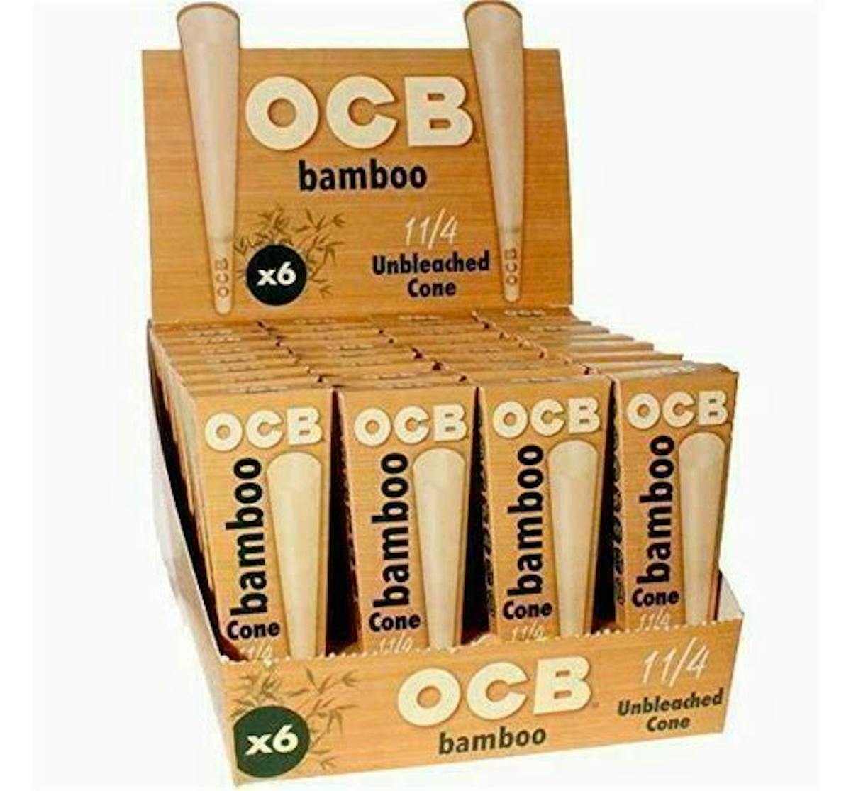 Photo of OCB | Unbleached Cones | 6 pk 1 1/4″