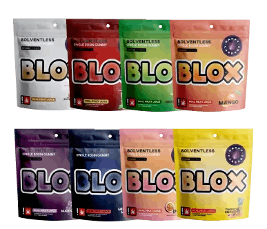 Photo of BLOX – Pina Colada – (Hybrid) 100mg THC Single Rosin Gummy