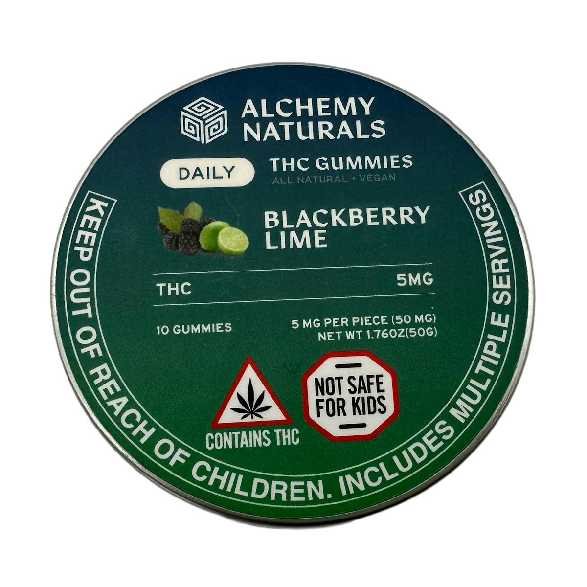 Image of Blackberry Lime | 50mg THC Gummies