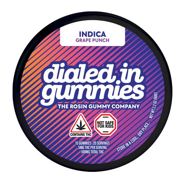 Product Grape Punch - Rosin Gummies - 100MG